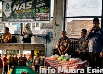 Desa Tebat Agung Rambang Niru Launching Rumah Biliar