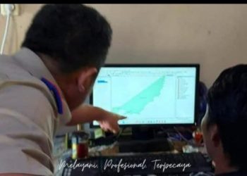 Wujudkan Data Pertanahan yang Akurat, Kakan BPN Muara Enim Lakukan Monitoring Kegiatan PTSL 