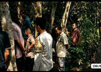 Hantarkan di Peristirahatan Terakhir, Kapolsek Lembak Turut Berduka Cita Atas Wafatnya Istri Kades Talang Balai 