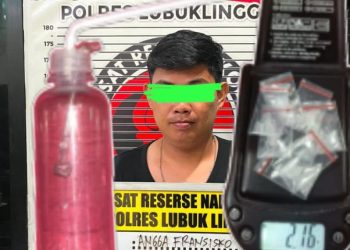 Perangi Narkoba, Jajaran Polda Sumsel Ciduk Pengedar Sabu di Lubuk Linggau