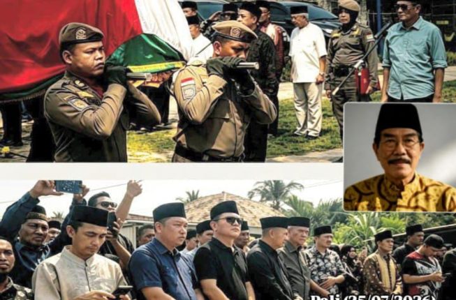 Mantan Bupati Muara Enim Nang Ali Solihin Dimakamkan, Firdaus Hasbulah: Almarhum Sosok Panutan & Sekaligus Guru