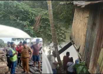 Gibran Diduga Hanyut di Sungai Enim, Tim SAR & Warga Tengah Lakukan Pencarian 