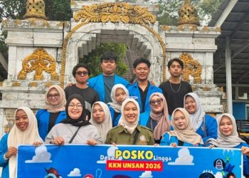 Mahasiswa KKN Universitas Serasan Dampingi Tracing TB Terintegrasi di Desa Lingga