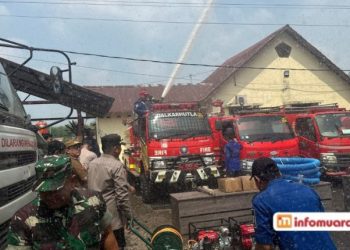 Cegah Karhutla, Kapolres Muara Enim : Jangan sampai Kita Kalah Sama Api, Biar Api yang Kalah Sama Kita