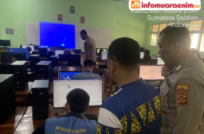Polres Muara Enim Edukasi “Paham AI” di SMKN 2 Muara Enim, Bekali Pelajar Hadapi Era Digital