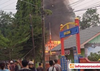 Rumah Warga di Desa Talang Nangka Lembak Alami Kebakaran