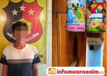 Palaku Pembobol Rumah di Desa Panang Jaya Gunung Megang Ditangkap Team Trabazz 