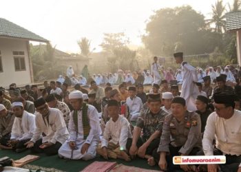 Mohon Hujan & Keberkahan, Polsek Sungai Rotan Hadiri Solat Istisqo