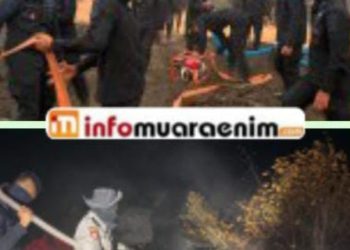 Karhutla di Gelumbang, Satgas Polda Sumsel Terapkan Metode Spiral & Scanning