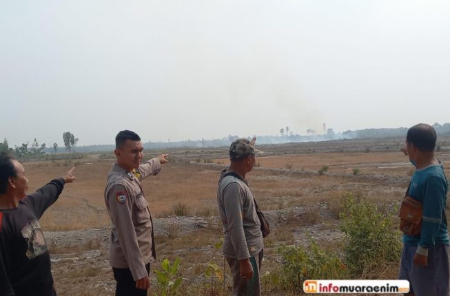 Polsek Lembak Verifikasi Hotspot BRIN Melalui Pemantauan NOAA20 di Wilayah Desa Petanang