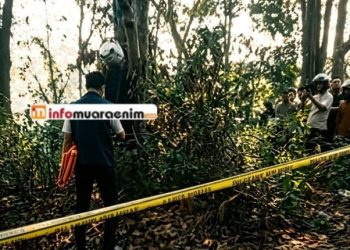  Ditemukan Mayat Dikawasan GOR Muara Enim Tim INAFIS Lakukan Olah TKP