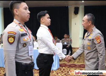 Matangkan Kesiapan Personel, Kapolda Sumsel Irjen Pol. Dr. Sandi Nugroho Buka Latpraops Sikat I Musi 2026