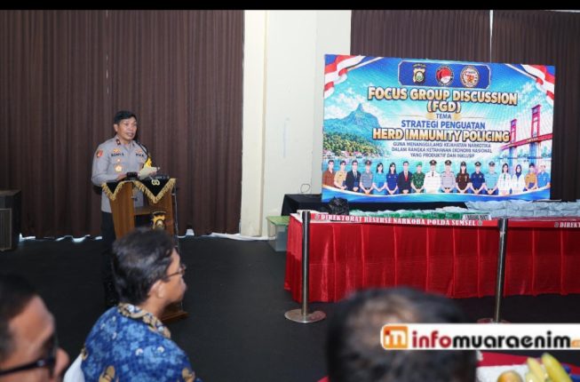 Lindungi Generasi Muda, Polda Sumsel Perkuat Pencegahan Narkotika melalui FGD