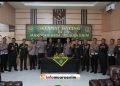 HUT ke-81 TNI, Polres Muara Enim Sambangi Kodim 0404 Bawa Tumpeng Pererat Sinergitas