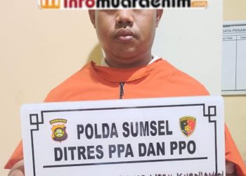 Polda Sumsel Amankan Terduga Pelaku Kasus Kekerasan Seksual Anak Dibawah Umur