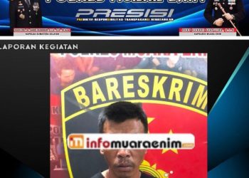 Polisi Bekuk Bapak Bejat Pelaku Pemerkosa Anak Kandung di Muara Enim