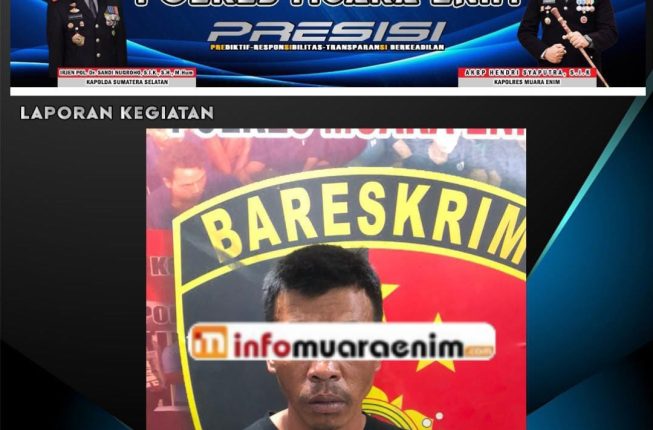 Polisi Bekuk Bapak Bejat Pelaku Pemerkosa Anak Kandung di Muara Enim