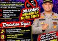 Musik Remix di Hajatan Akan Ditindak, Ini Penegasan & Imbauan Kapolsek Gunung Megang