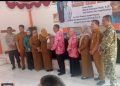 Pemerintah Kecamatan Ujan Mas Gelar Pisah Sambut Camat, Hasman Hadi kepada Rachmansyah