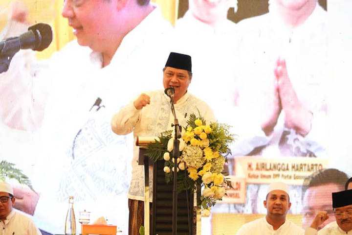 Airlangga: Pesan Isra Mi’raj Jadikan Golkar Berpolitik Santun