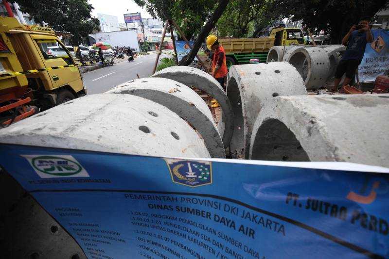 DKI Tegur 29 Kontraktor Sumur Resapan