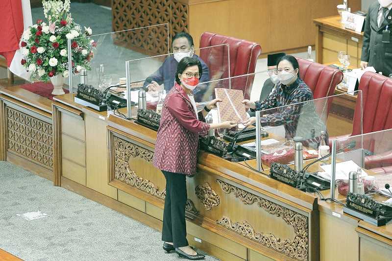 DPR Setujui APBN 2022, Dorong UU Reformasi Perpajakan