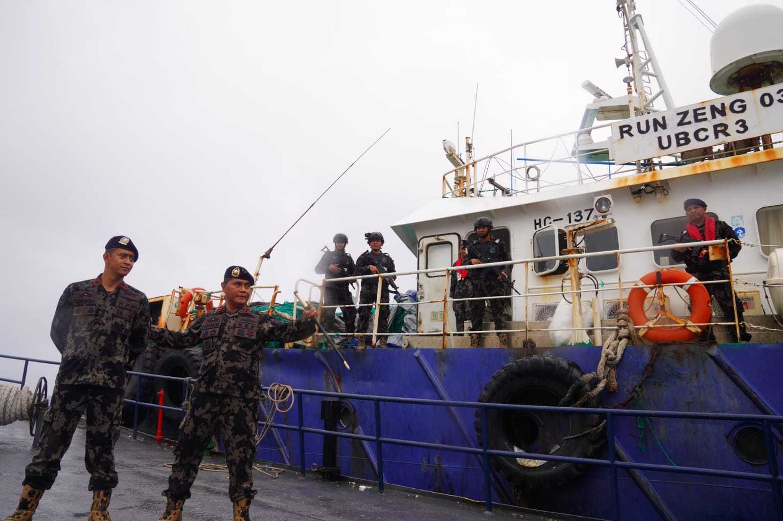 KKP Amankan Kapal Asing Buron di Laut Arafura