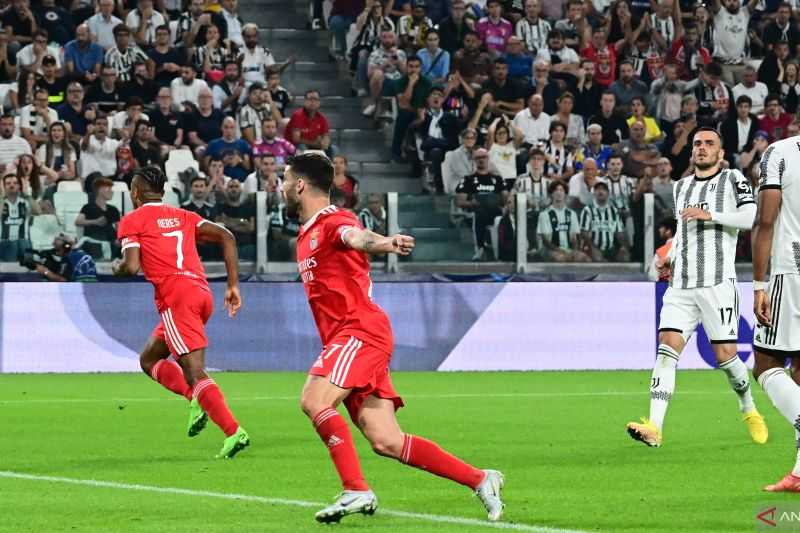 Mengejutkan, Juventus Tumbang 1-2 saat Jamu Benfica di Juventus Stadium