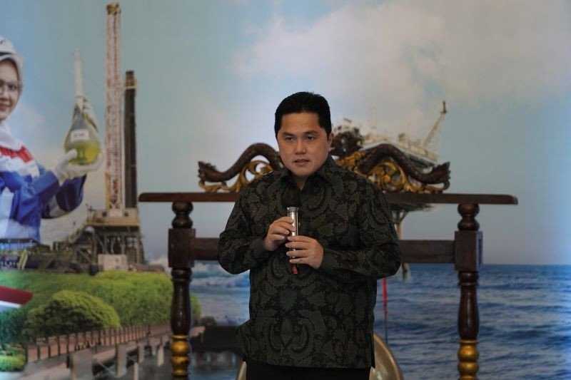 Menteri BUMN Resmikan Subholding Pertama Pertamina