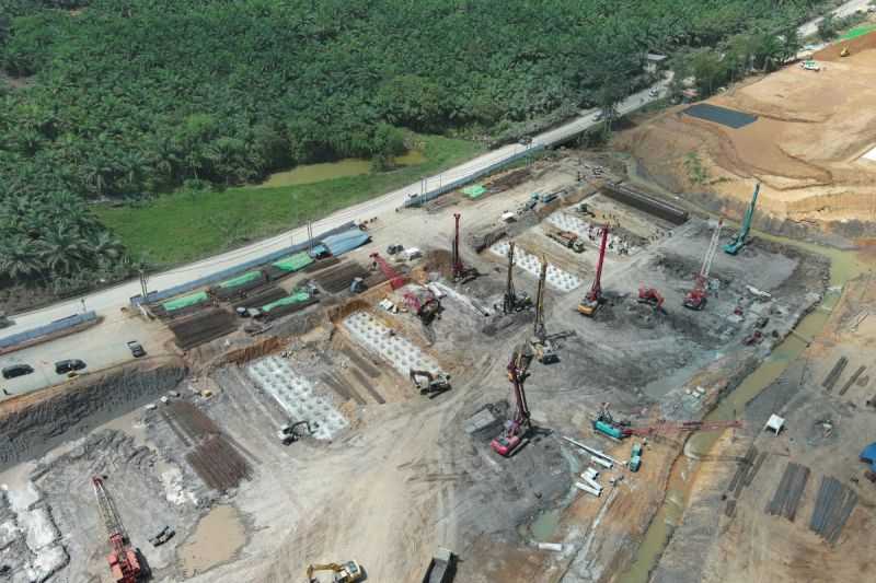 Terus Dikebut, WSBP Sebut Suplai Readymix Jalan Sumbu Kebangsaan Timur IKN Capai 67 Persen