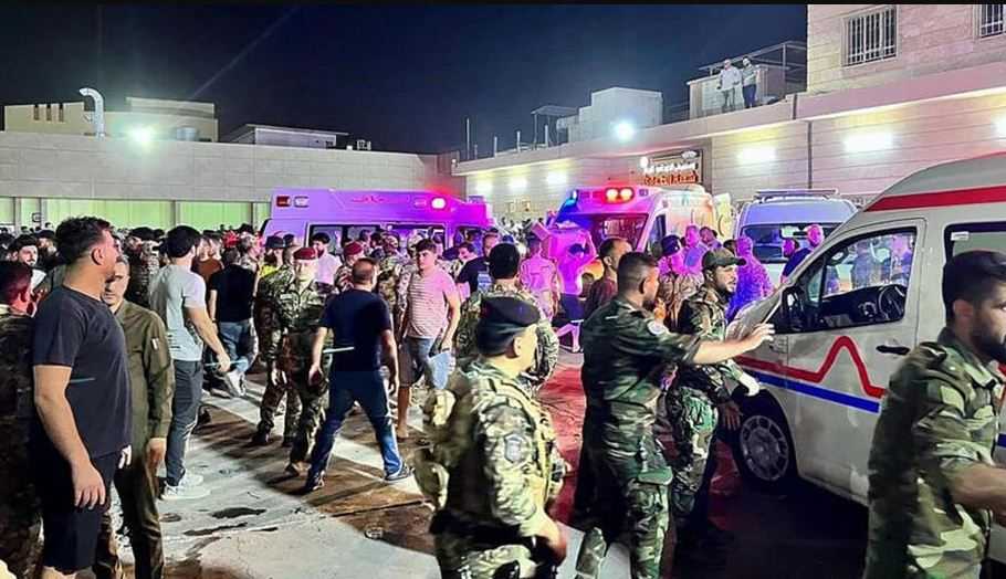 Tragedi Kebakaran di Pesta Pernikahan Irak Tewaskan 100 Orang