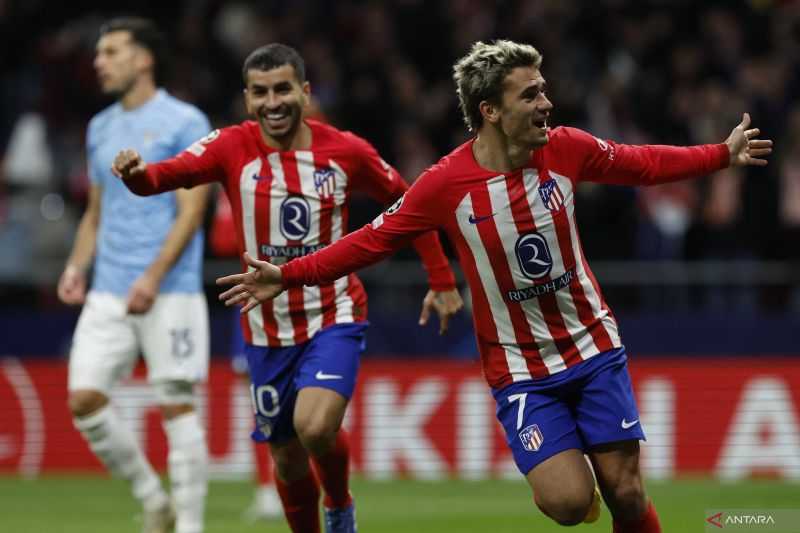 Tundukkan Lazio 2-0, Atletico Sempurnakan Langkah ke 16 Besar
