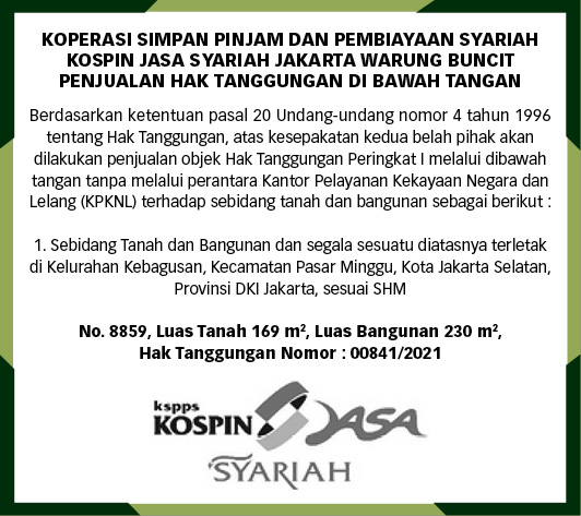 Koperasi Simpan Pinjam dan Pembiayaan Syariah KOSPIN Warung Buncit