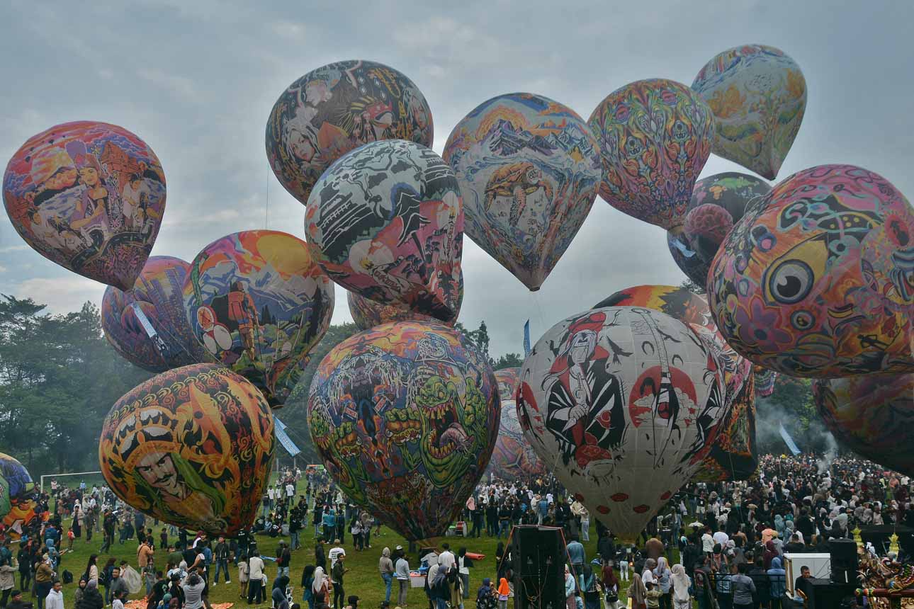 Java Balloon Attraction 2025 Hadirkan Atraksi Balon Udara di Wonosobo