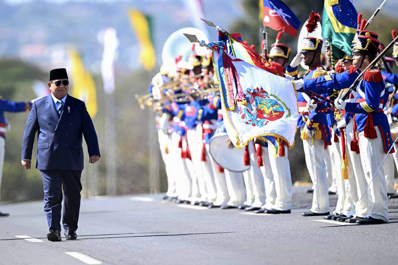Berita Foto : Parade Kehormatan di Brasil Warnai Penyambutan Prabowo Subianto