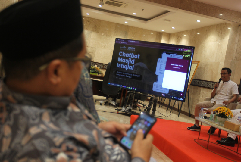Berita Foto : Peluncuran Chatbot Masjid Istiqlal