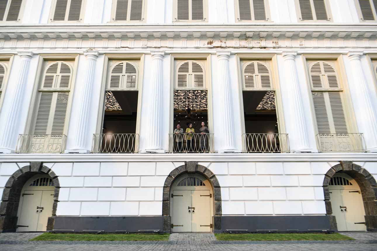 Berita Foto : Penataan Terpadu Lapangan Banteng dan Gedung AA Maramis Dimulai