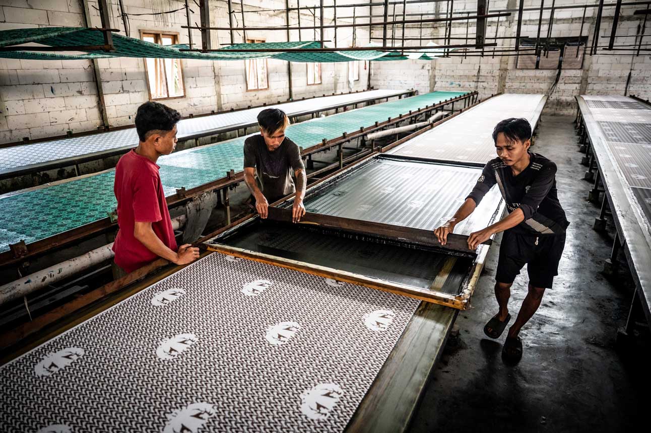 Berita Foto : Produksi Kain Batik Khas Kebumen