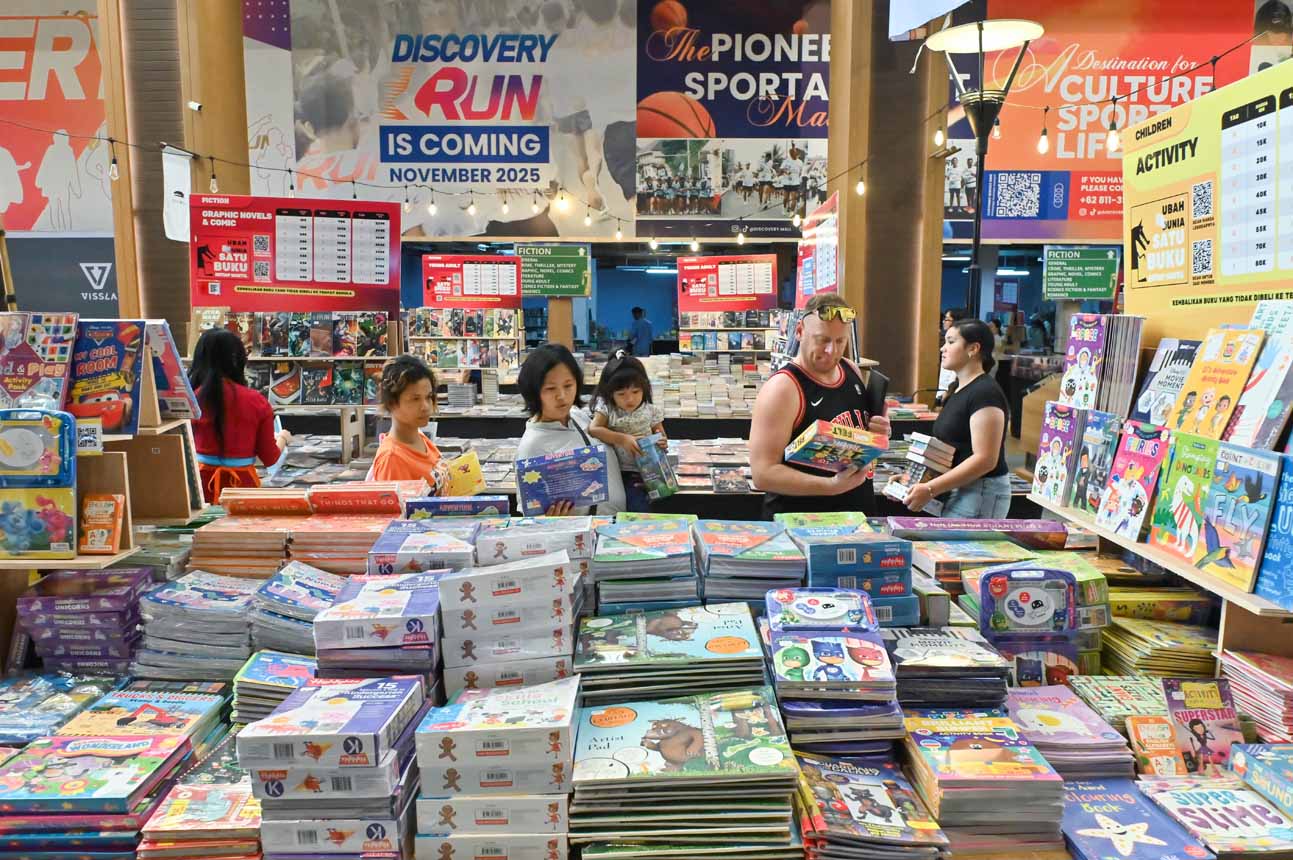 Foto: Bazar Buku Big Bad Wolf Bali 2025