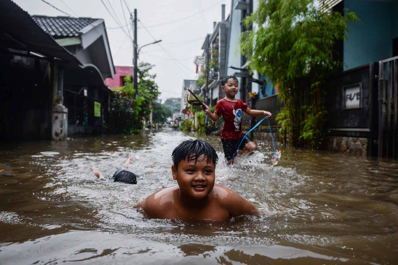 Tangerang Selatan Dilanda Banjir Setelah Hujan Deras