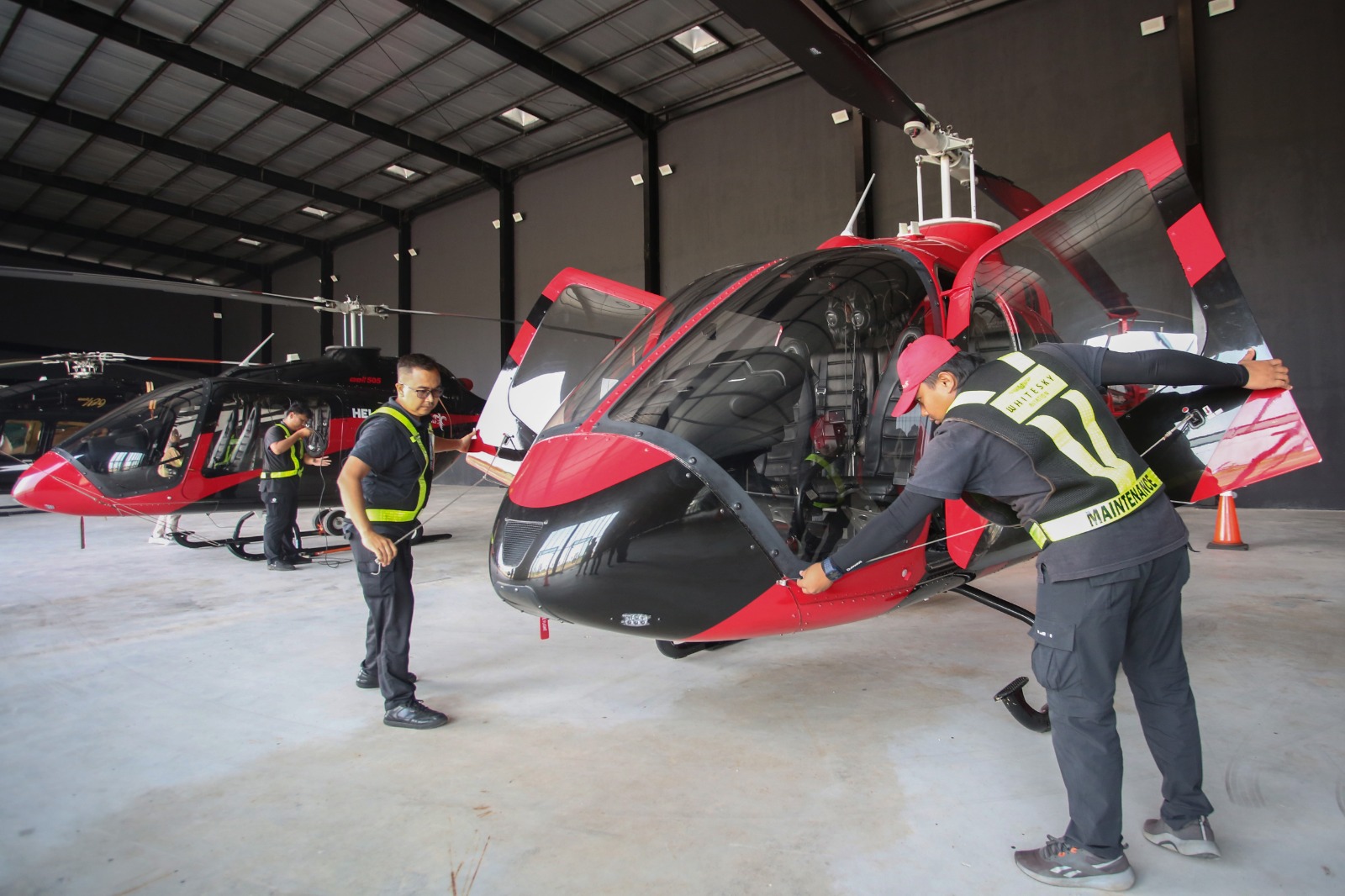 Jasa sewa helikopter di Bandara Soekarno Hatta