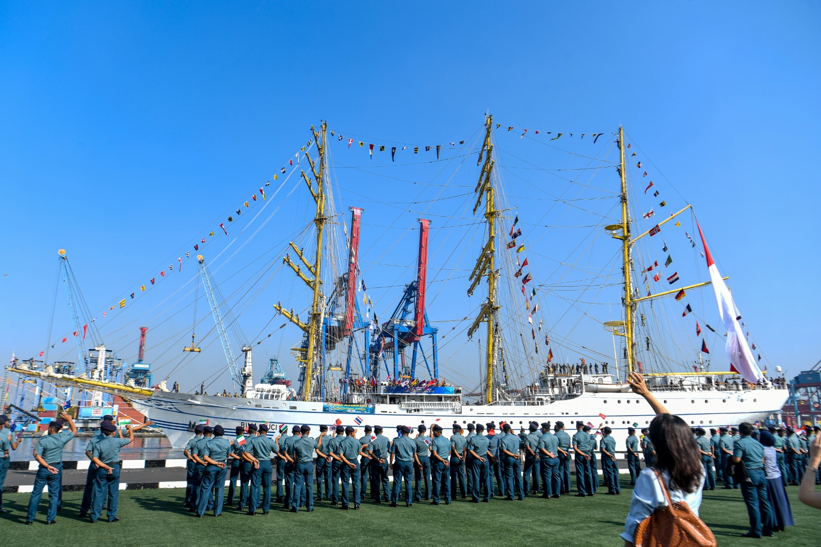 Pelepasan KJK Bima Suci ASEAN Plus Cadet Sail 2025