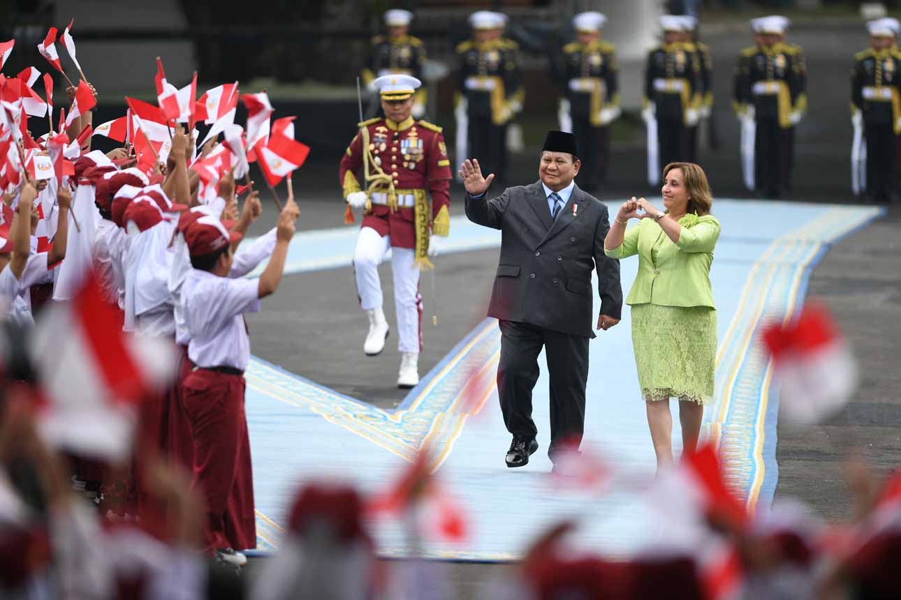 Berita Foto : Presiden Prabowo Sambut Kunjungan Resmi Presiden Peru