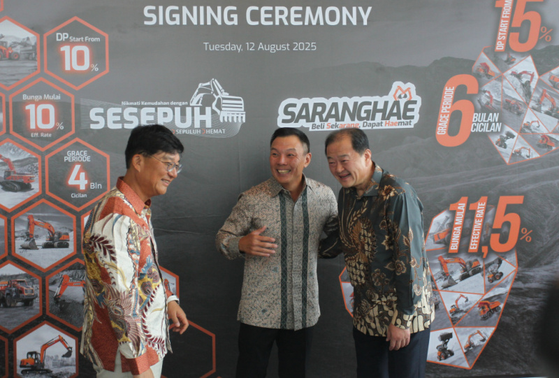 Kerja Sama Strategis HD Hyundai, KB Capital, dan Kobexindo Dorong Akses Kepemilikan Alat Berat di Indonesia gbr