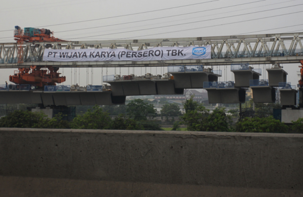 Pasangan Girder di Tol Priok