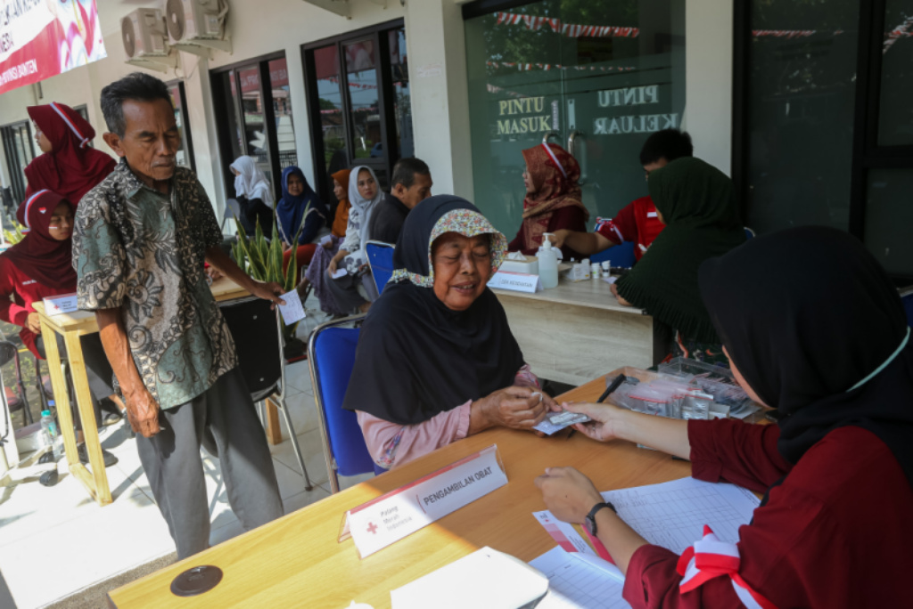 Berita Foto : Cek kesehatan gratis sambut HUT ke-80 RI