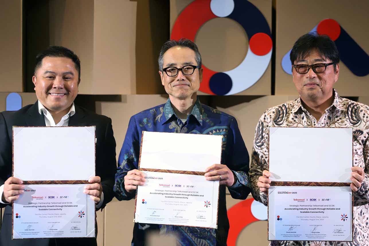 Foto: Telkomsel dan SCSK Bentuk Kemitraan Kolaborasi – Koran Jakarta ®