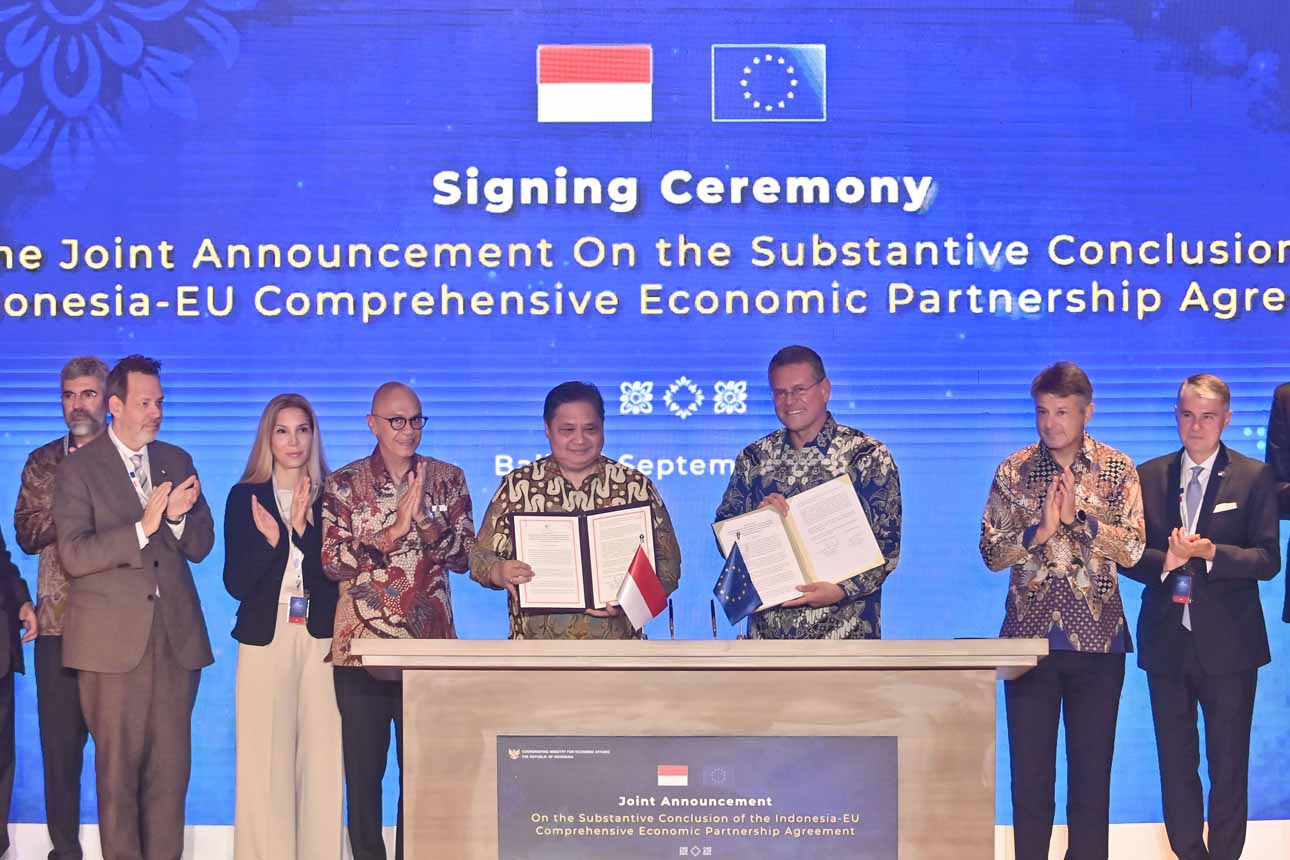 Foto: Penandatanganan Perjanjian Substantif IEU-CEPA – Berita Terbaru dari Jakarta dan Seluruh Daerah di Indonesia