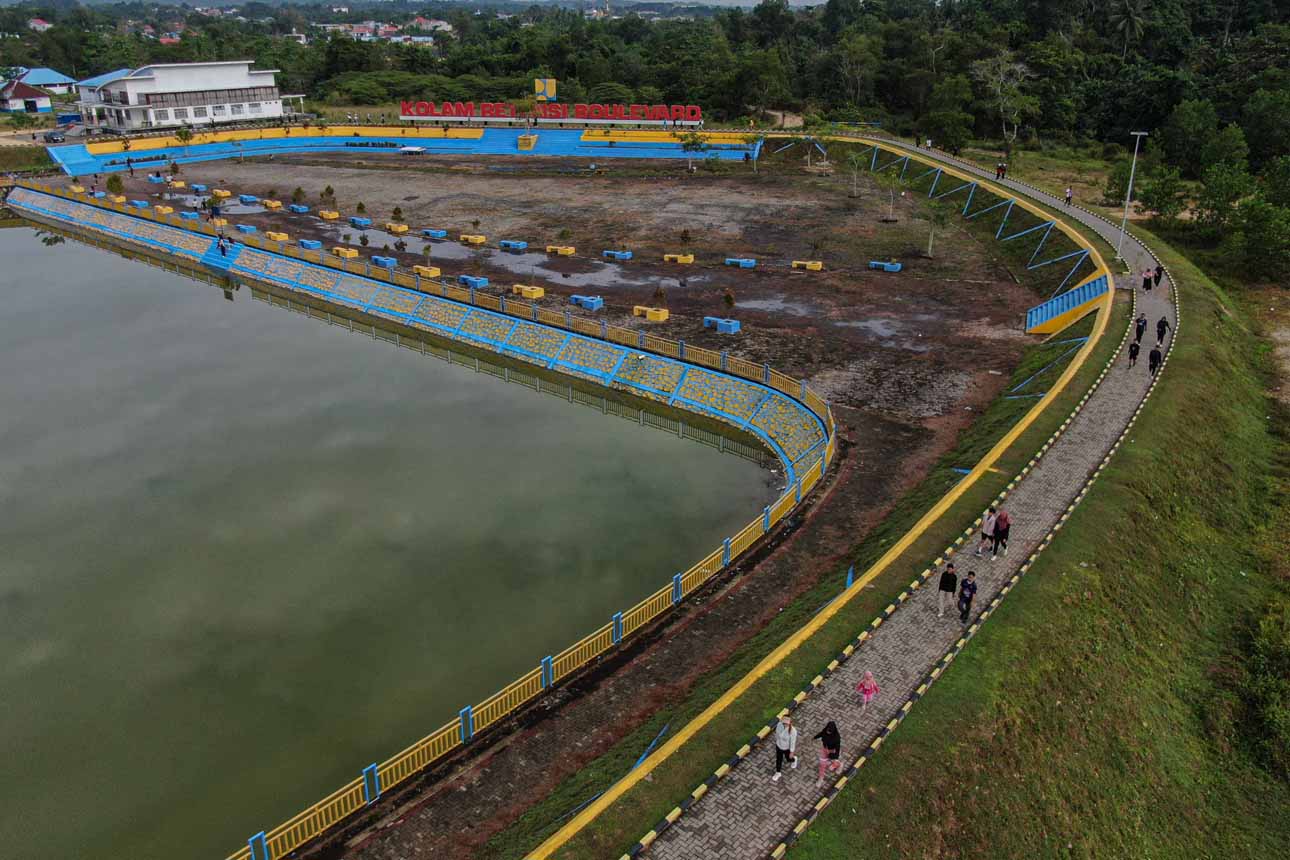 Foto: Kolam Retensi Menjadi Tujuan Rekreasi Baru di Kendari – Berita Terkini dari Jakarta dan Seluruh Daerah di Indonesia