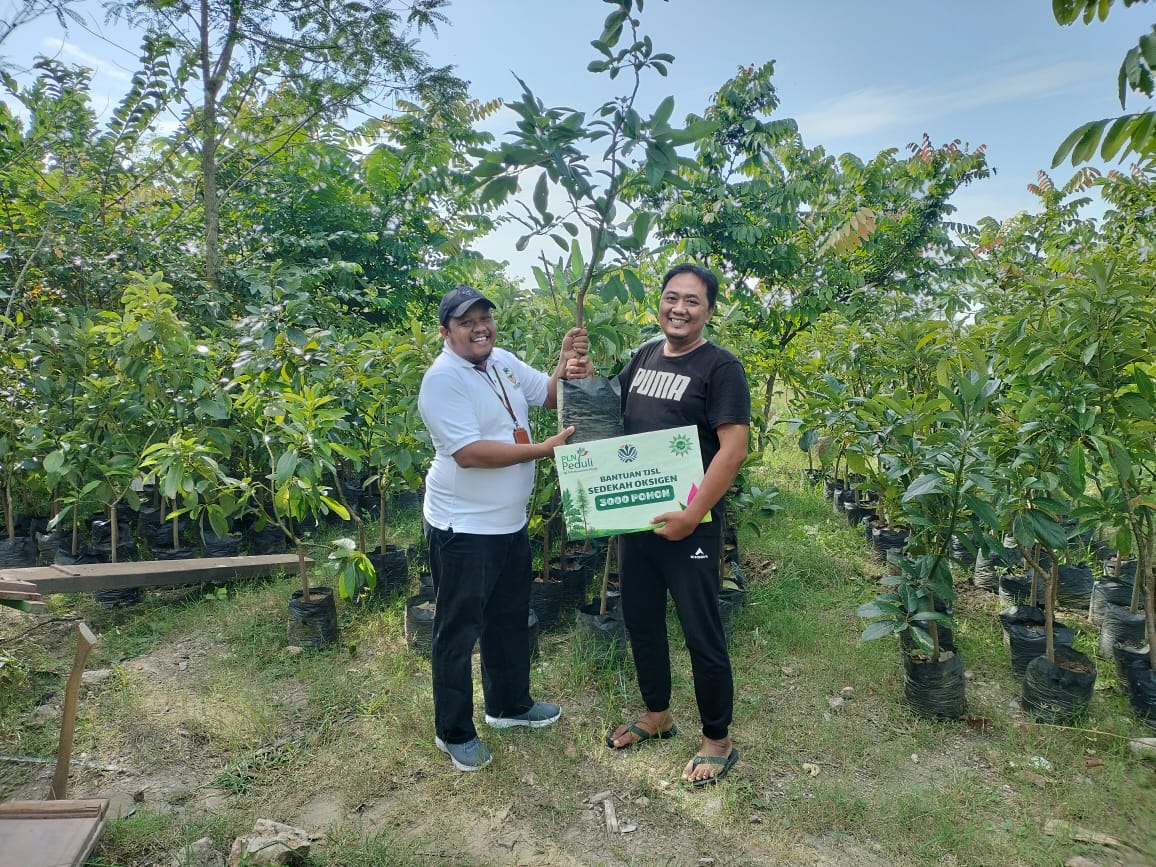 Wujudkan Udara Bersih, PLN NP Dukung Sedekah Oksigen di Bojonegoro, Tanam Ribuan Pohon